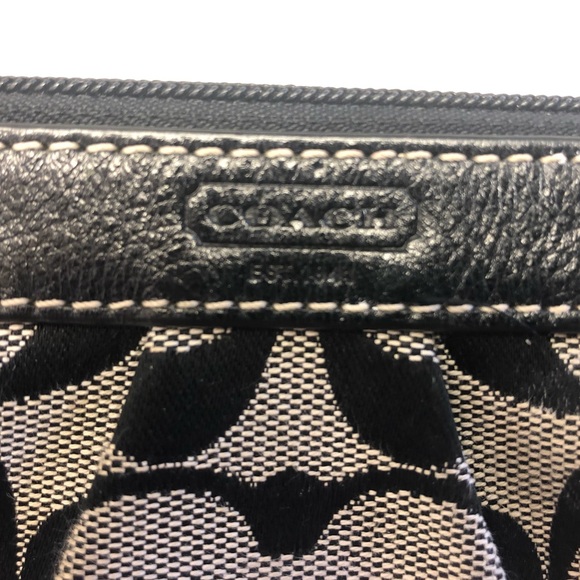 Coach Wristlet, black and grey - Picture 2 of 7
